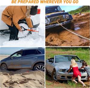 47.2 \ "L TPR Tire Recovery Track Pad Roll per auto tavole di trazione per pneumatici Kit di strumenti di emergenza con scaletta laterale - Product Image 6