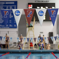 Drapeaux triangulaires personnalisés en vinyle imperméable et résistant pour piscine, avec cordes de suspension