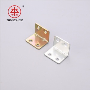Support d'angle carré Zhong Sheng en acier laminé à froid plaqué, cornières en L à 90 degrés pour la connexion de meubles - Product Image 4