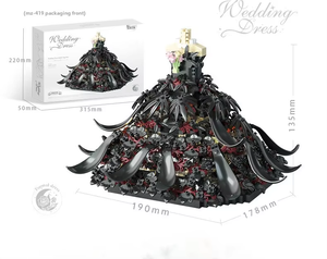 Set <span class=keywords><strong>de</strong></span> Construcción Educativo <span class=keywords><strong>de</strong></span> Plástico: Cisne <span class=keywords><strong>de</strong></span> Ballet y <span class=keywords><strong>Ramo</strong></span> <span class=keywords><strong>de</strong></span> Boda - Modelo Romántico para Regalo Único <span class=keywords><strong>de</strong></span> San Valentín y Decoración del Hogar - Product Image 6