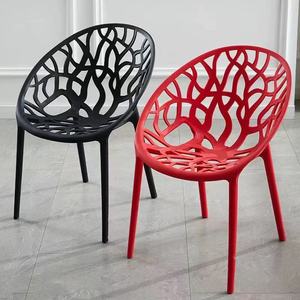Sillas Apilables Modernas para Exterior, Resistentes a la Intemperie, de Plástico, para Cafetería, Patio y Terraza, Venta al Por Mayor - Product Image 2