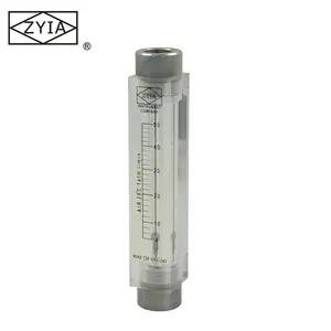 Medidor de flujo GPM de gas nitrógeno de aire barato tipo tubo en línea Acrílico
