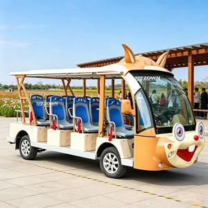 Autobús eléctrico turístico personalizado de 14 plazas con ventana panorámica para excursiones turísticas en complejos turísticos - Product Image 1