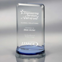 Plaque en cristal personnalisée de haute qualité pour les souvenirs d'entreprise haut de gamme et les récompenses