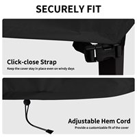 BEELAND personnalisé extérieur chaise empilable meubles couvre imperméable extérieur chaise couverture pour chaises empilables