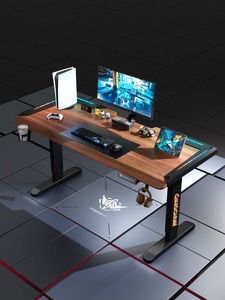 Bàn học nâng điện đa năng, khung nhựa sinh thái 25mm, có thể kéo dài, thiết kế công thái học, dùng được cho nhà ở và bàn ăn, nội thất gia đình - Product Image 4