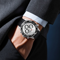 Montre à quartz ONFS Antique Coin pour homme, chronographe multifonctionnel à trois aiguilles, six aiguilles, calendrier professionnel, bracelet en acier inoxydable de 18 mm