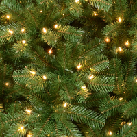 Arbre de noël avec LED populaire prélit, arbre de noël PE PVC de 6 pieds à 10 pieds