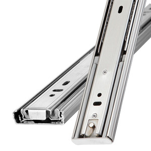 שקופיות מגירה עם דעיכת חיץ לדחוף כדי לפתוח רך קרוב undermount מגירה שקופיות רך לסגור מגירת רצי שקופיות OEM - Product Image 3