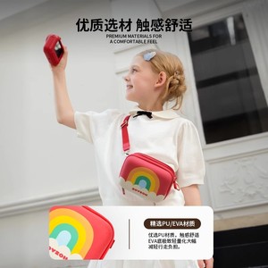 Sac à bandoulière pour enfants Zoyzoii, rose, en silicone, unisexe, pour l'école primaire, usage quotidien, portable - Product Image 3