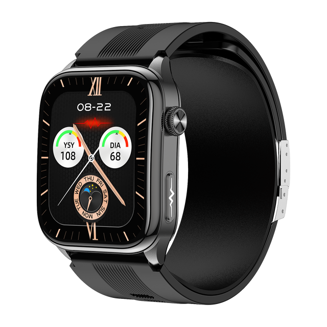 Blood Pressure Smart Watch Air Pump Balloon Accurate Wrist BP Monitor