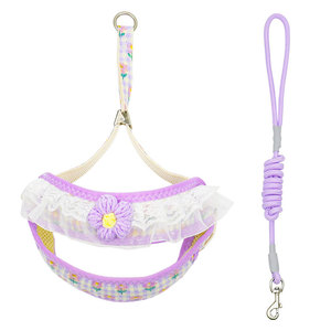 Arnés <span class=keywords><strong>de</strong></span> Pecho para Mascotas con Diseño <span class=keywords><strong>de</strong></span> Hada y Bonito Collar, Correa para Perros - Product Image 5