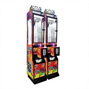Mini Máquina de Garras Premium para Captura de Muñecas, Modelo Vertical Alto para un Jugador, Operada con Monedas y Billetes, Comercial, de Exportación, Metálica - Product Image 1