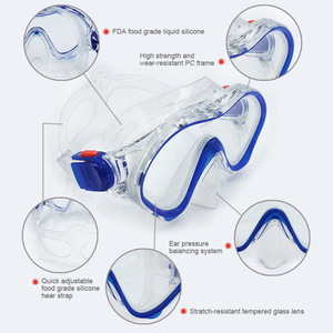 Masque de plongée HhaoSport 150 mm x 80 mm anti-buée étanche pour enfants - Product Image 2