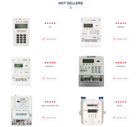 Compteur d'eau prépayé sans fil IP68 à 20 chiffres avec clavier STS, cryptage STS, avertissement de batterie faible, logiciel de distribution et conception séparée