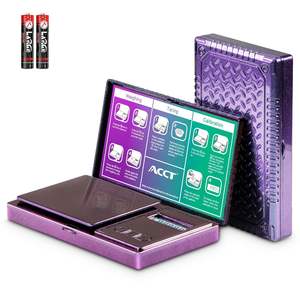 Mini Digitale Weegschaal Hoge Nauwkeurigheid Rvs <span class=keywords><strong>Pocket</strong></span> Weegschaal 100/200/500G 0.01G Lcd Batterij Sieraden Keuken Maximaal Gewicht 200G - Product Image 1