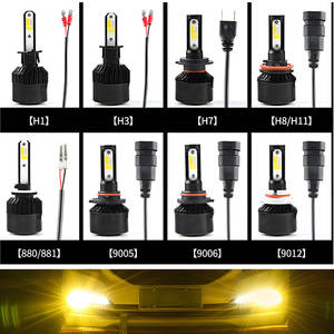 Phare LED COB à 4 couleurs avec flash stroboscopique H4-H11 36W 7200LM 12V Garantie de 2 ans Adaptation universelle Feux antibrouillard avant de voiture - Product Image 4