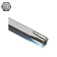Jeu d'embouts de tournevis Torx industriels en acier S2 bricolage personnalisé OEM T6 T8 T10 T15 T20 T25-T50 Stock embouts hexagonaux en fleur de prunier inviolable