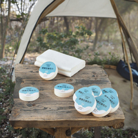 Toallas de Baño Comprimidas Multifuncionales de Fibra Vegetal 100% Biodegradable y Reutilizables, 1000 Unidades al por Mayor, Personalizables