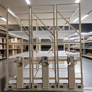 Sistema de estantería móvil de cumplimiento de comercio electrónico Estantes de recogida de alta densidad para artículos pequeños Solución de almacenamiento de almacén - Product Image 1