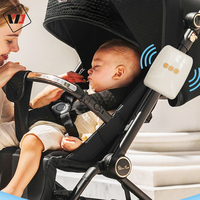 Surprenant landau mains libres rechargeable à vitesse réglable Poussette automatique à bruit blanc