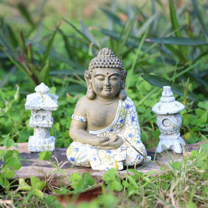 Statua di Buddha per Giardino Zen, Ornamento Paesaggistico, Decorazione Artistica, Scultura, Arredamento Estetico, Regalo Aziendale - Product Image 2
