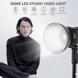 Chiếu Sáng Nhiếp Ảnh Chuyên Nghiệp Đèn Led Chiếu Sáng Phim Đèn Led Cob Quay Video Màu Bi 2700K + 6500K LED CRI 98 100W 200W 2500W - Product Image 2