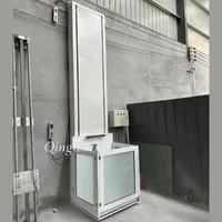 Plateforme élévatrice hydraulique robuste et silencieuse pour villa, anti-chute, plateforme de levage électrique domestique pour marchandises, élévateur de fret pour résidence privée