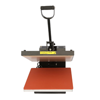 Presse à chaud manuelle 38x38cm pour petites entreprises, transfert par sublimation de vêtements, haute qualité