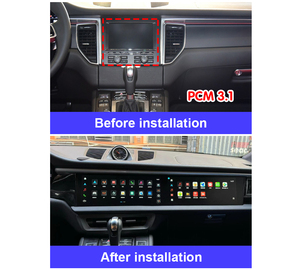 Autoradio GPS Android Auto <span class=keywords><strong>Carplay</strong></span> sans fil Krando 24,6 pouces, nouveau design, pour Porsche Macan 2012-2016, unité principale, écran de rétrofit, 4G - Product Image 2