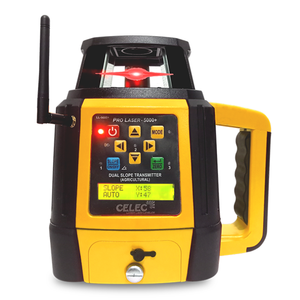 Système de nivellement laser Celec à double pente, portée de 1500 mètres, équipement agricole guidé par laser - Product Image 2
