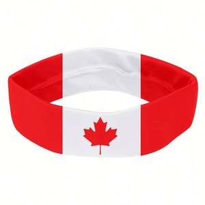 Set de Diademas al por Mayor para EE. UU., México y Canadá - Pañuelos para Fanáticos del Fútbol 2026, Diademas de Poliéster Absorbentes de Sudor con Banderas para Partidos, Personalización al por Mayor - Product Image 3