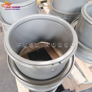 กระทะล้อเหล็ก Hangood ขนาด 49 นิ้ว 49-19.50/4.0 5 ชิ้น แบบ TL สำหรับรถบรรทุกเหมือง เหมาะสำหรับยาง 27.00R49  กระทะล้อสำหรับงานหนัก - Product Image 3