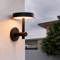 Approvisionnement d'usine Durable IP65 Étanche Décoration Jardin Cour Clôture Voie Éclairage Extérieur Solaire LED Appliques Murales