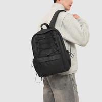 Mochila Simple, Moderna, de Alta Calidad, Duradera, Ligera, de Gran Capacidad, con Forro de Poliéster Suave y Portátil