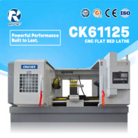 Torno CNC de Servicio Pesado CK61125, Torno Horizontal para Metal con Diámetro de Torneado de 1250 mm y Caja de Cambios de 4 Etapas