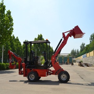 Mini pelle rétrocaveuse Gongwo 4x4 Wz10-08 à prix abordable, tracteur à vendre - Product Image 2