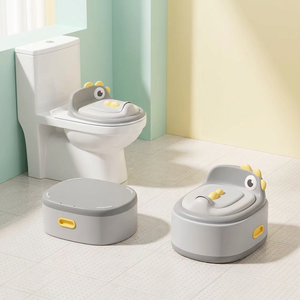 Siège <span class=keywords><strong>Réducteur</strong></span> de Toilettes Portable en Plastique pour Enfants, Pliable et Antidérapant, pour l'Apprentissage de la Propreté - Product Image 1