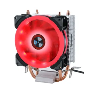 Kustom Terbaik Radiator Tembaga Heatsink Casing Komputer LED Kipas Pendingin CPU Casing Pendingin Udara dan Cairan untuk Casing Gaming Desktop