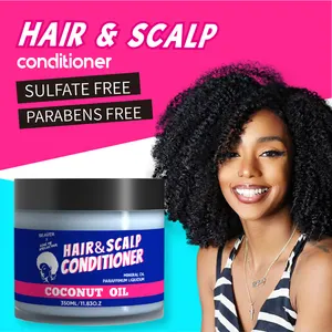 African Hair Scalp Leave In Conditioner Private Label OEM Deep Moisturizing Nourishing Conditioner