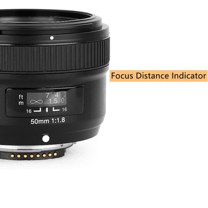 Mejores lentes de gran enfoque YONGNUO YN 50 <span class=keywords><strong>mm</strong></span> F1.8 MF YN 50mm F/1.8 AF con apertura de enfoque automático para cámaras Nikon y CANON YN50MM - Product Image 5