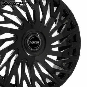 Jantes NJQS Deep Dish Chrome Sport 18 19 20 22 24 26 pouces en alliage d'aluminium forgé pour BMW Audi <span class=keywords><strong>Urus</strong></span> C8 Ford Mustang GT Nissan - Product Image 6