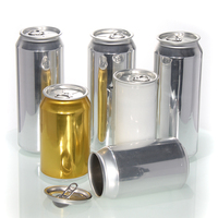 Boîtes de bière et de cola en aluminium cylindriques imprimées sur mesure, 180 ml, 200 ml, 250 ml, 330 ml, en vrac