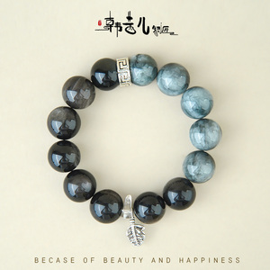 Bracelet en cristal de guérison, perles rondes, corde élastique, bijoux en pierre énergétique - Product Image 4