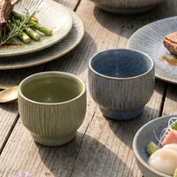 Tasses à thé rustiques de style japonais rétro, de grande valeur, pour hôtels, gîtes et maisons, tasses à café portables, élégantes, pour un usage quotidien