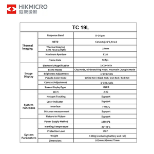 Nueva Cámara Termográfica <span class=keywords><strong>HIKMICRO</strong></span> TC19L con Resolución de 256 Píxeles, Punto Rojo, Impermeable, Visor Térmico y Accesorios de Caza - Product Image 6