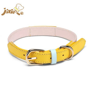 <span class=keywords><strong>Collar</strong></span> de cuero vegano de colores personalizados para perro - Product Image 2