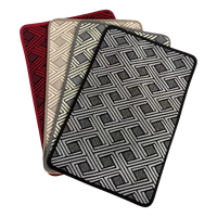 Premium Fleckresistenter Jacquard-Schlingenflor-Teppichstoff 350g Weicher Langlebiger Heimteppich für Wohnzimmer und Schlafzimmer