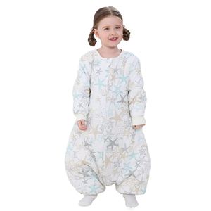 Autumn Winter Cotton <b>Baby</b> Sleeping Bag Quilted Anti-kick <b>Blanket</b> With Zipper for <b>Newborn</b> Multi-functional Split-leg Sleepwear - Product Image 1