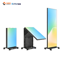 Écran d'affichage LED pliable Gob Technology P1.2 P1.5 P1.8 P2.5 pour la publicité dans les centres commerciaux